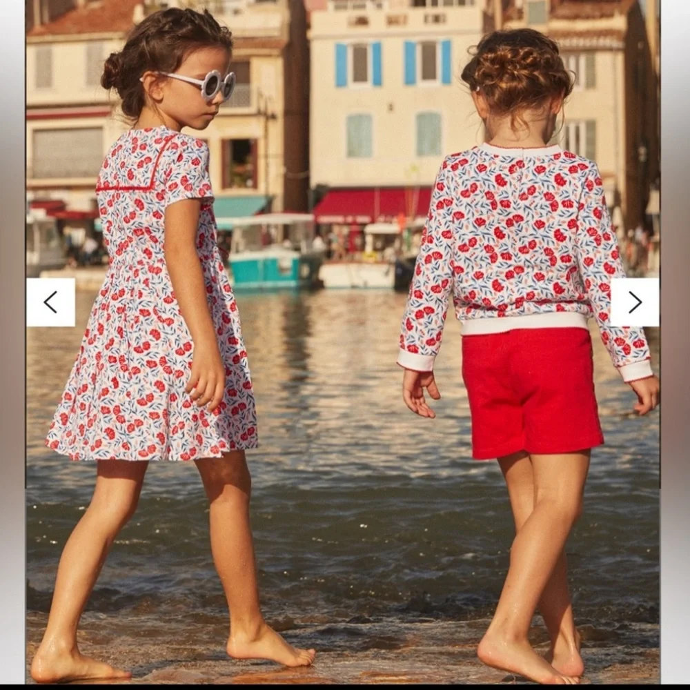 Sergent Major Floral Sailor Dress